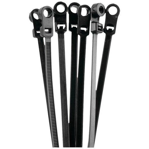100 Pack Zip Ties with Screws for Universal Use (11 Inch)