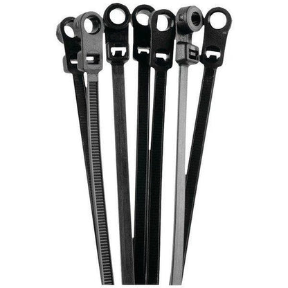 100 Pack Zip Ties with Screws for Universal Use (11 Inch)