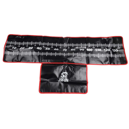 Fishing Unhooking Mat 140x35cm with Tape Measure for Efficient Catching