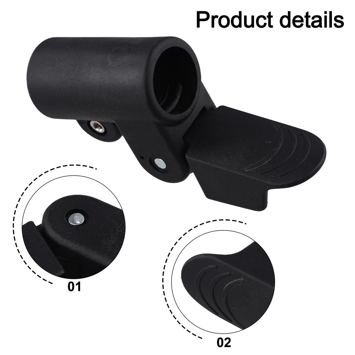 Adjustable Camping Pole Clamp for Universal Use