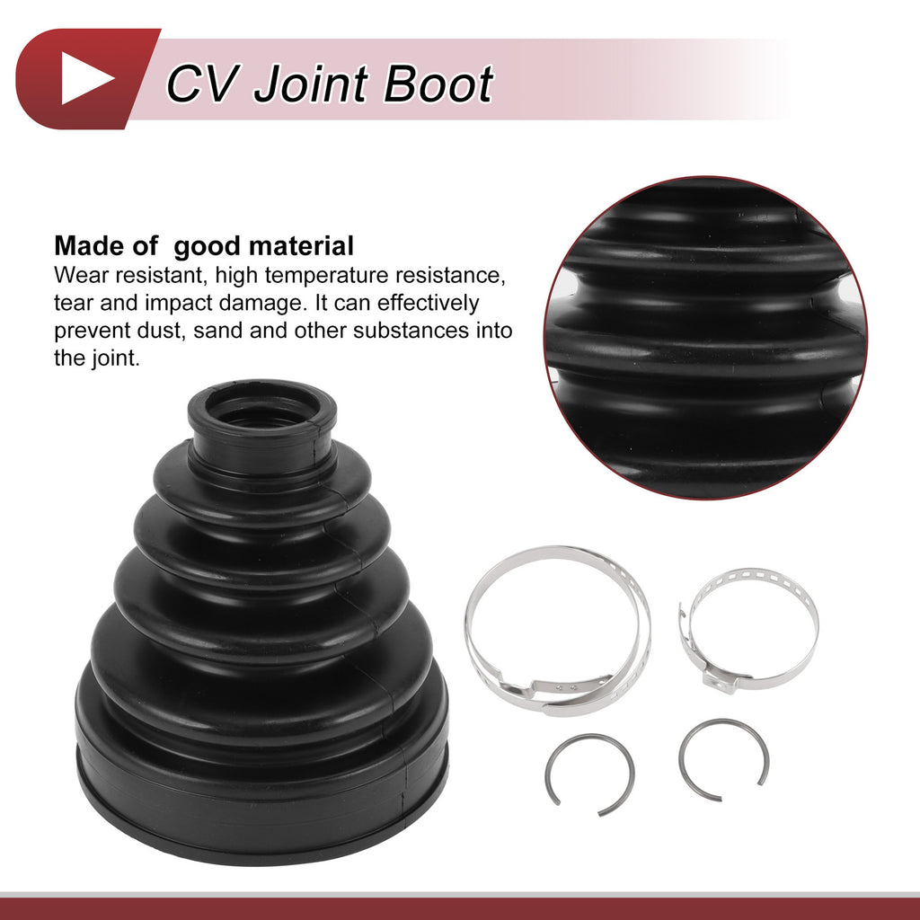Inner CV Joint Boot Kit with Clamps for Toyota Highlander (2008–2013)