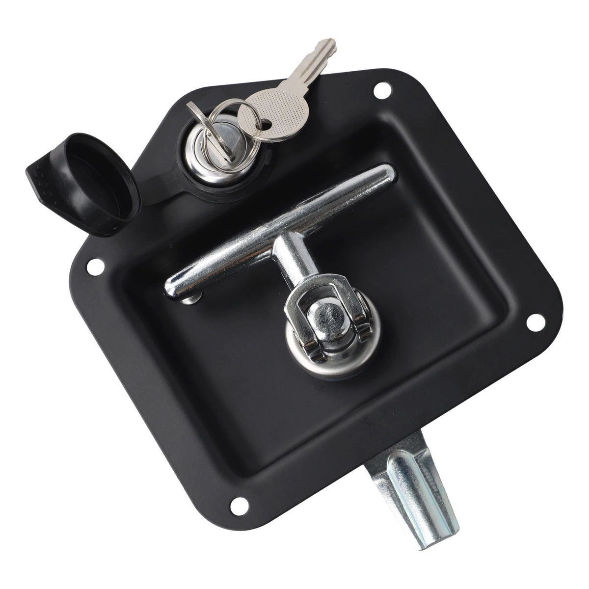T Handle Toolbox Security Lock for Universal Use (Stainless Steel)
