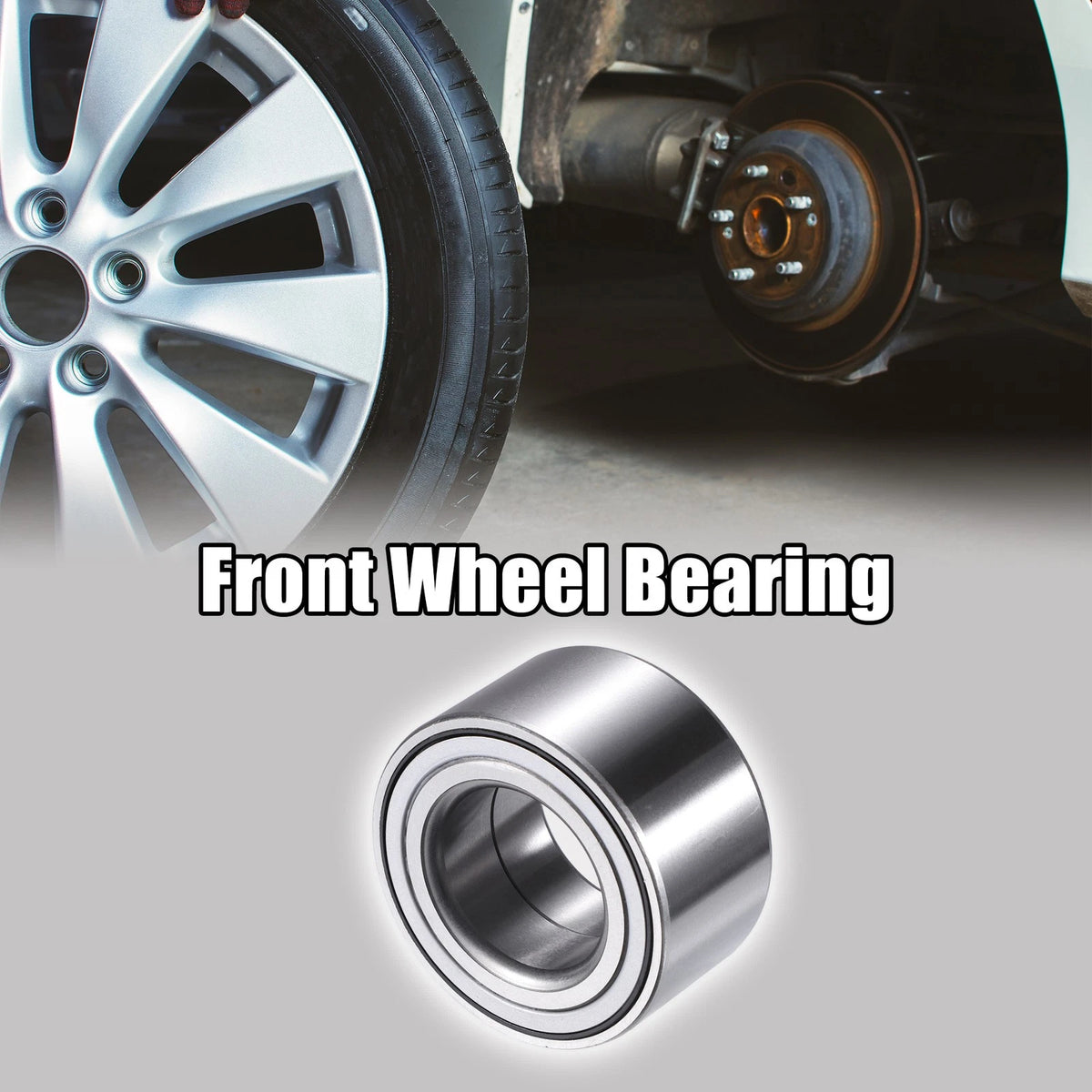 Wheel Bearing DAC38700037 Front Left Right Set for Hyundai Accent (2000–2018)