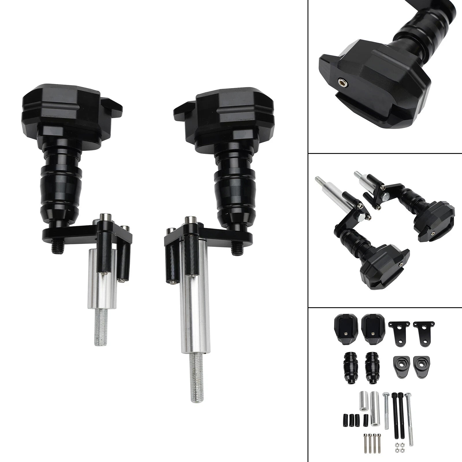 Aluminum Frame Crash Slider Protection for Kawasaki Ninja 400 Z400 (2018–2023)