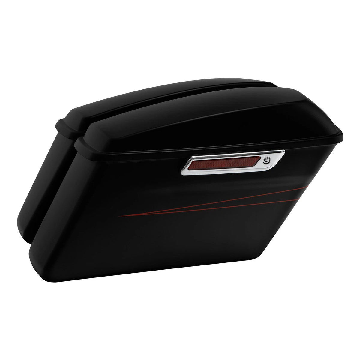 Hard Saddlebags for Harley Touring Road Glide (2014–2023) Black Denim