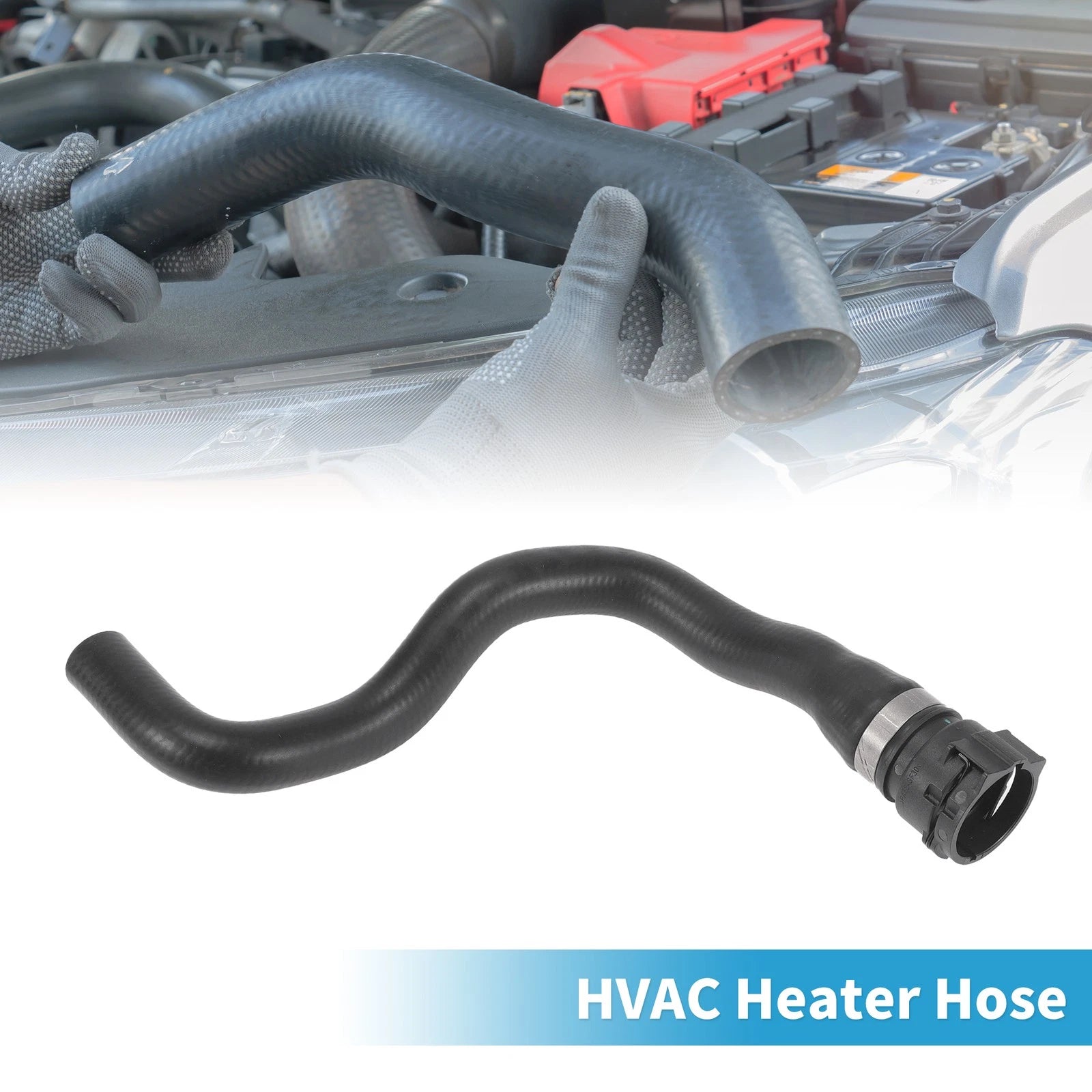 Heater Hose for BMW 3 Series Touring E46 (1999–2001) Rubber Black 1Pc