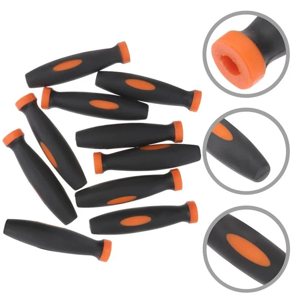 Set of 10 Rubber File Handles for Small Files