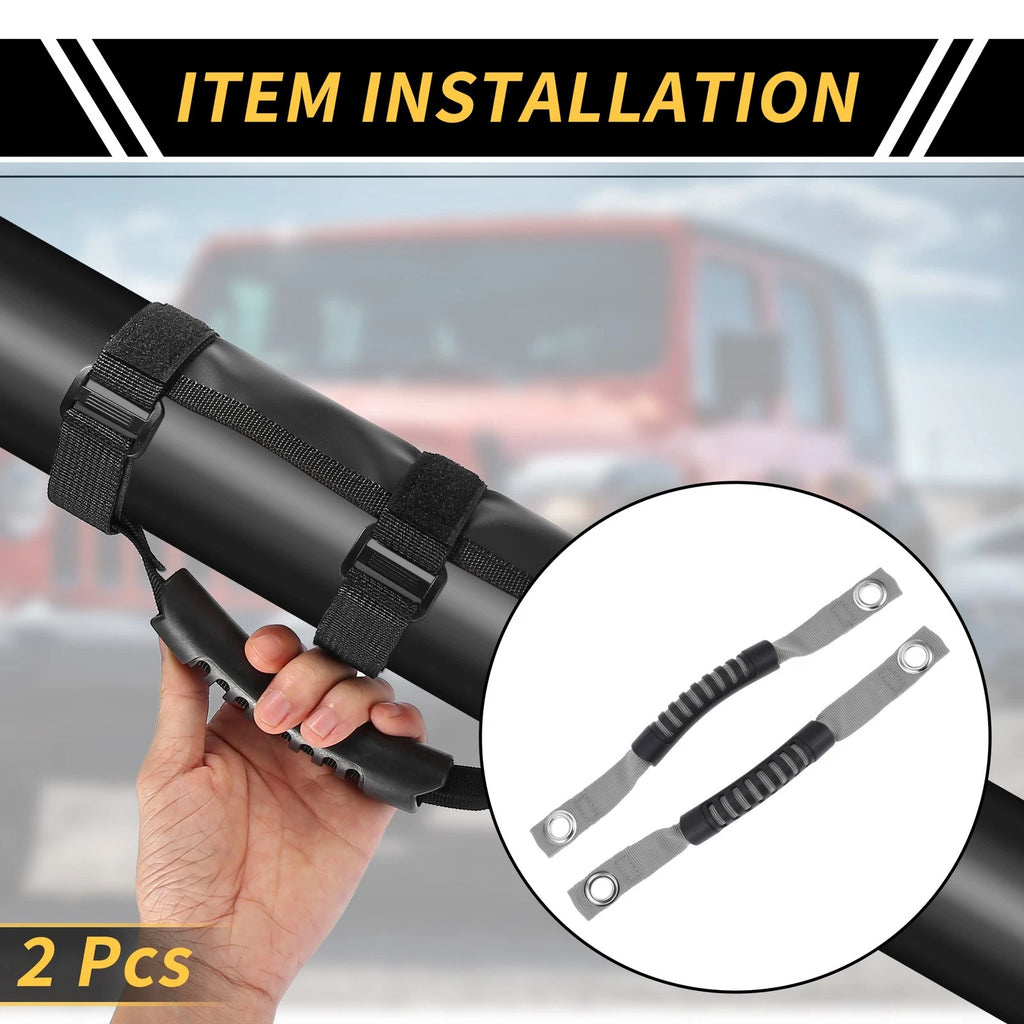 Roll Bar Grab Handles Replacement for Jeep Wrangler (2018–2024)