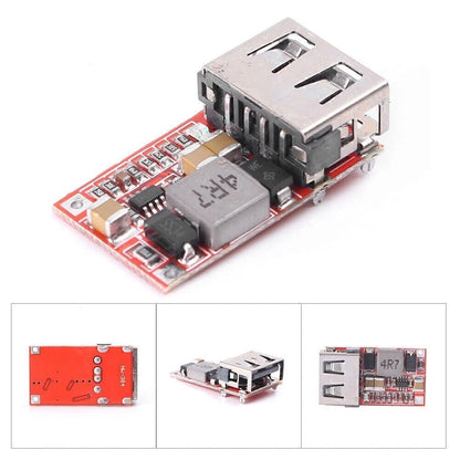 DC Buck Step Down Converter USB Charger Module for Cars (6-24V)