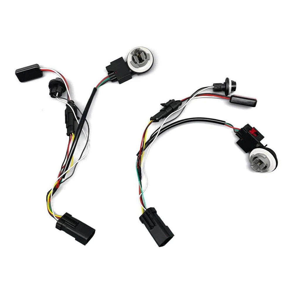 2Pcs LED Tail Light Conversion Wire Harness Kit for Ram 1500 2500 3500 (2013–2018)