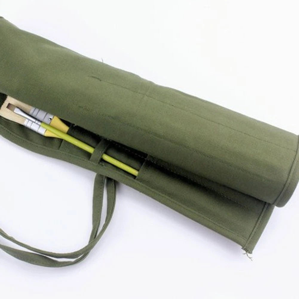Paintbrush Storage Bag Roll for Brushes and Pencils