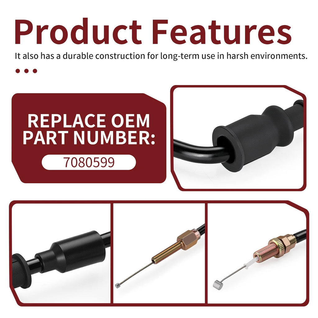Throttle Cable 7080599 for Polaris Magnum 425 2x4 (1995–1998)