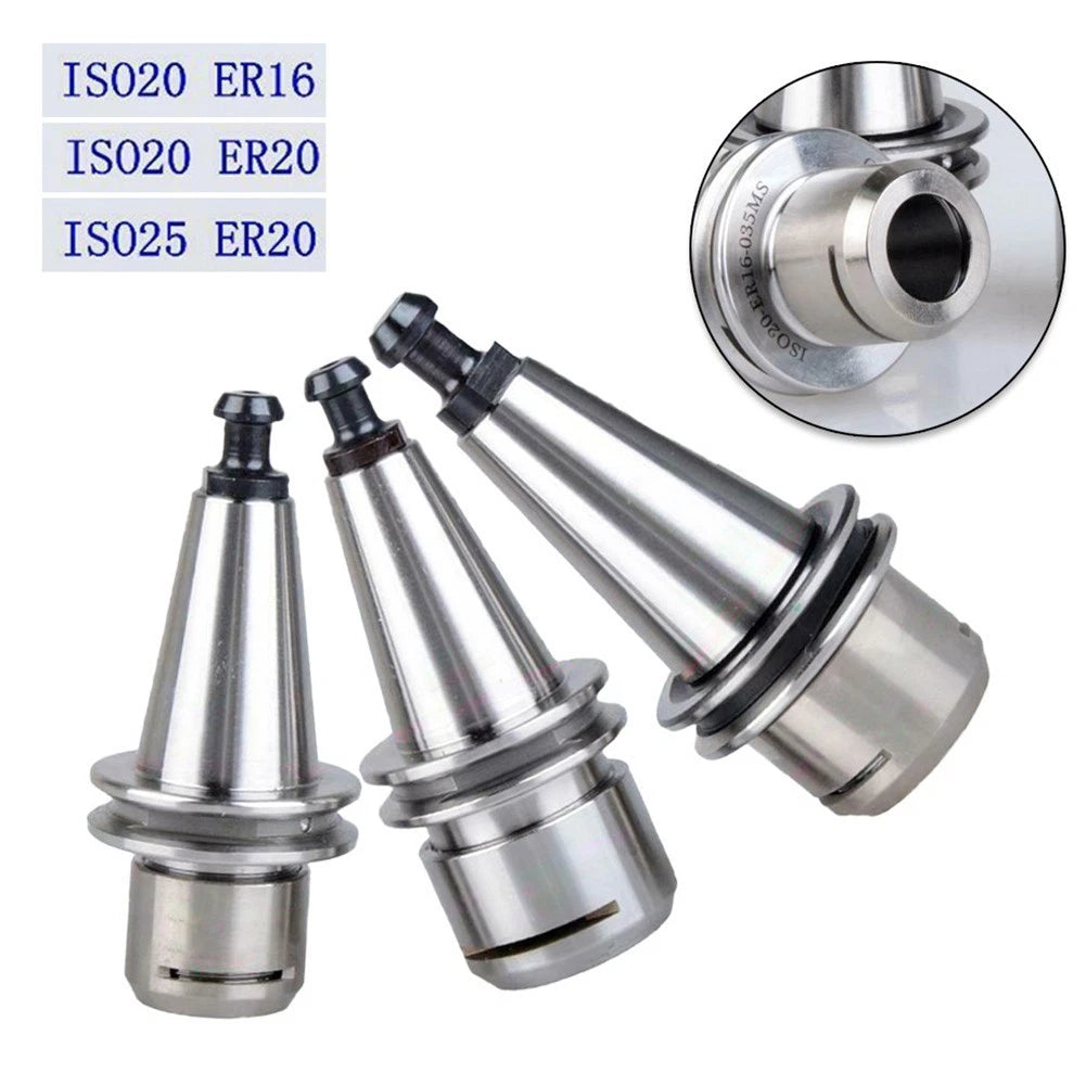 ISO20 ER16 Collet Chuck for Stable Performance (0.002 Bounce)