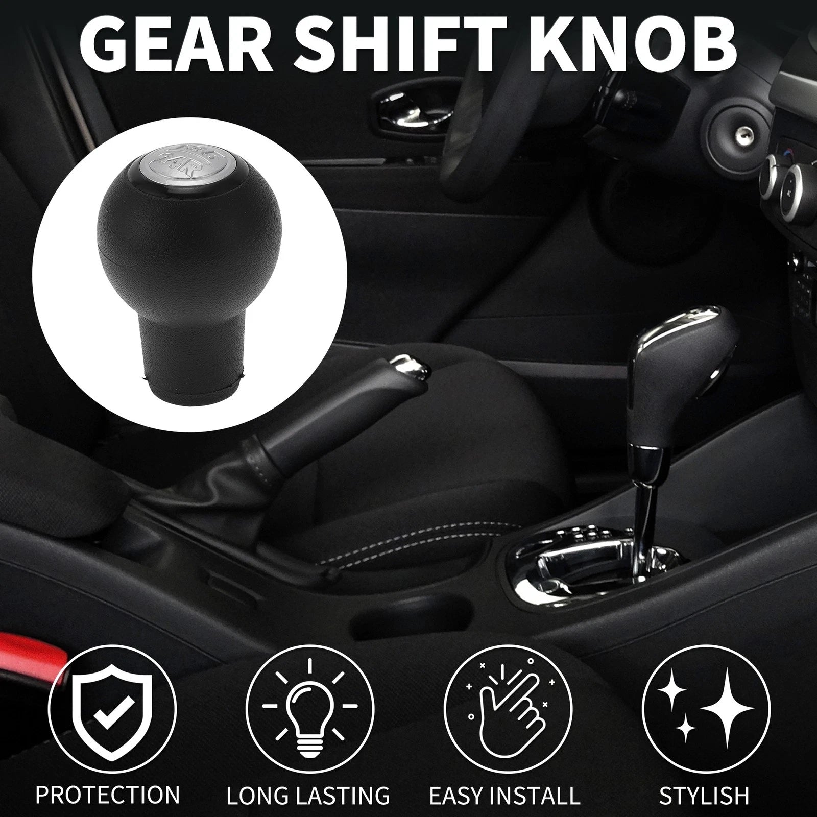 5 Speed Manual Gear Shifter Knob Replacement for Hyundai Elantra (2000–2006)