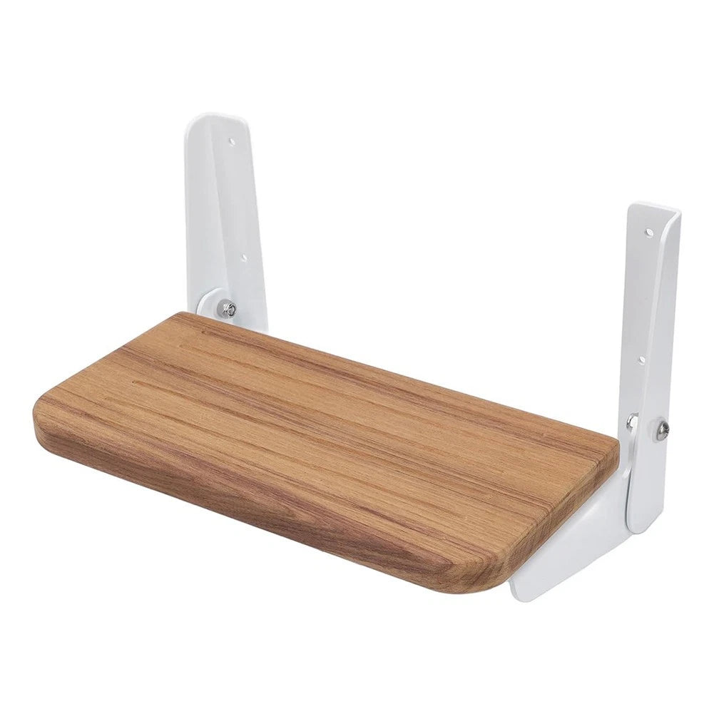Folding Footrest for Boat Helm Pedal - Aluminum Alloy Frame