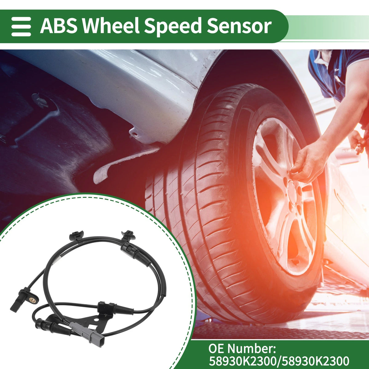 ABS Wheel Speed Sensor for Hyundai Venue (2020–2023) No. 58930K2300