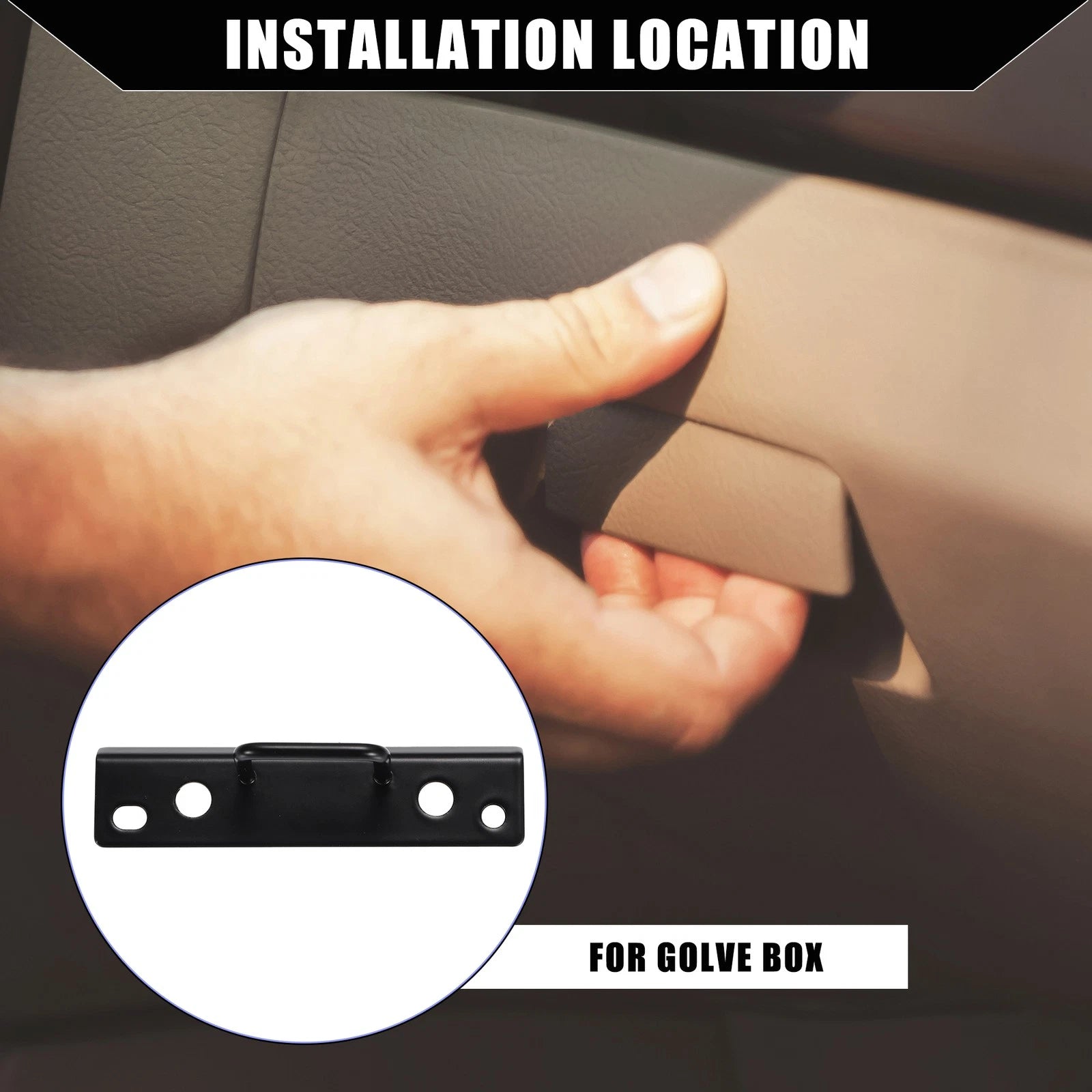 Glove Box Door Latch Striker Replacement for Ram 1500 (2009–2018)