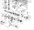 Lower Unit Seal Kit for Evinrude Johnson (0341281, 18-8301, 18-7133, 18-4248)