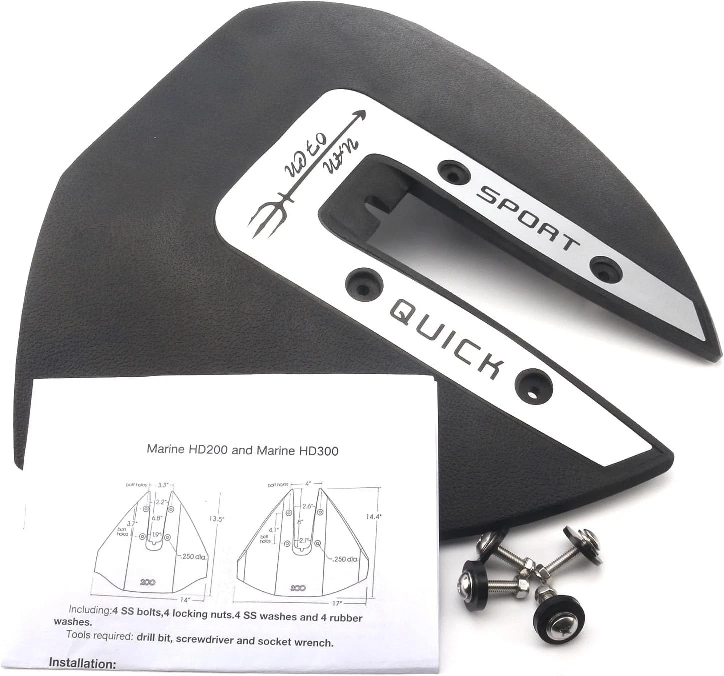 Hydrofoil Stabilizer for Yamaha Mercury Johnson Outboard (40-350 HP)