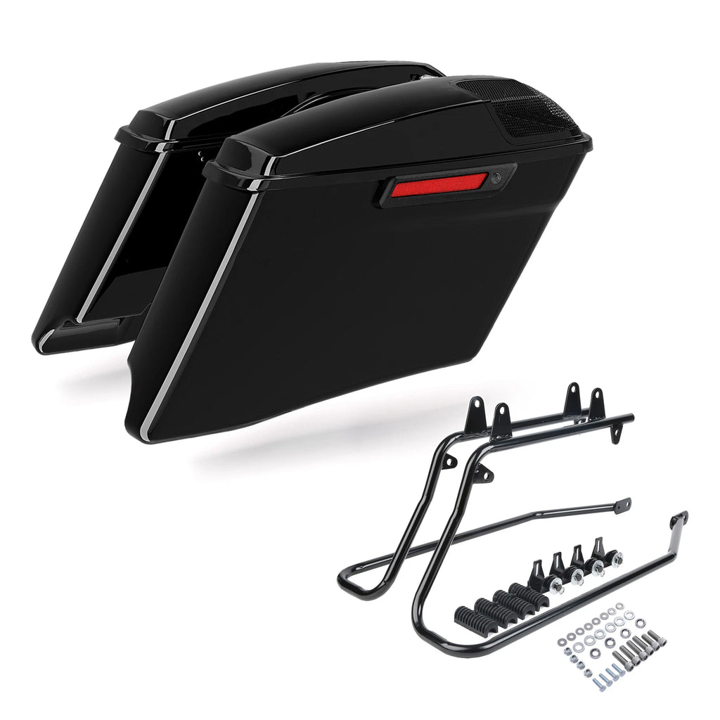 4" Stretched Saddlebags Conversion Bracket for Harley Softail (1984–2017)