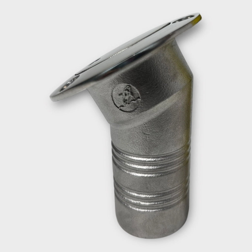 Stainless Steel Angled Gas Deck Fill for Marine (1 1/2'')