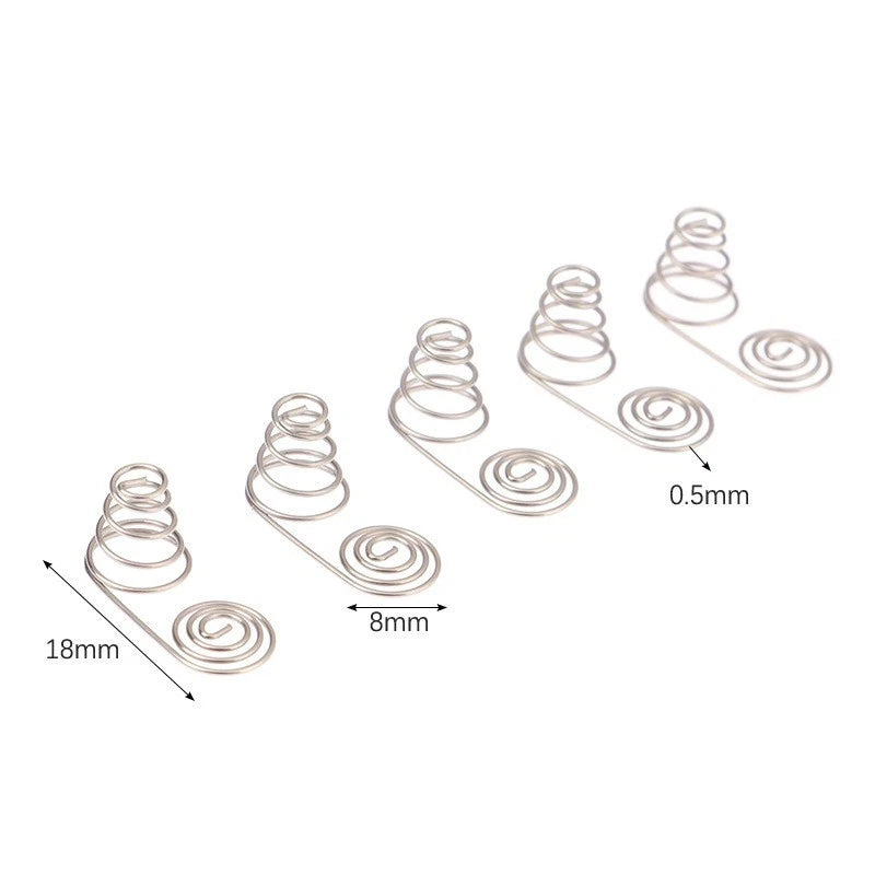 5PCS Battery Contact Plate Wire Spring for Efficient Power Transfer