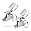 Bimini Top Deck Hinge Set for Quick Release (316 Stainless Steel, 25.4mm)