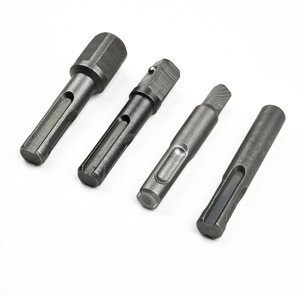 Set of 4 Heavy Duty SDS PLUS Adapter for Electric Tools