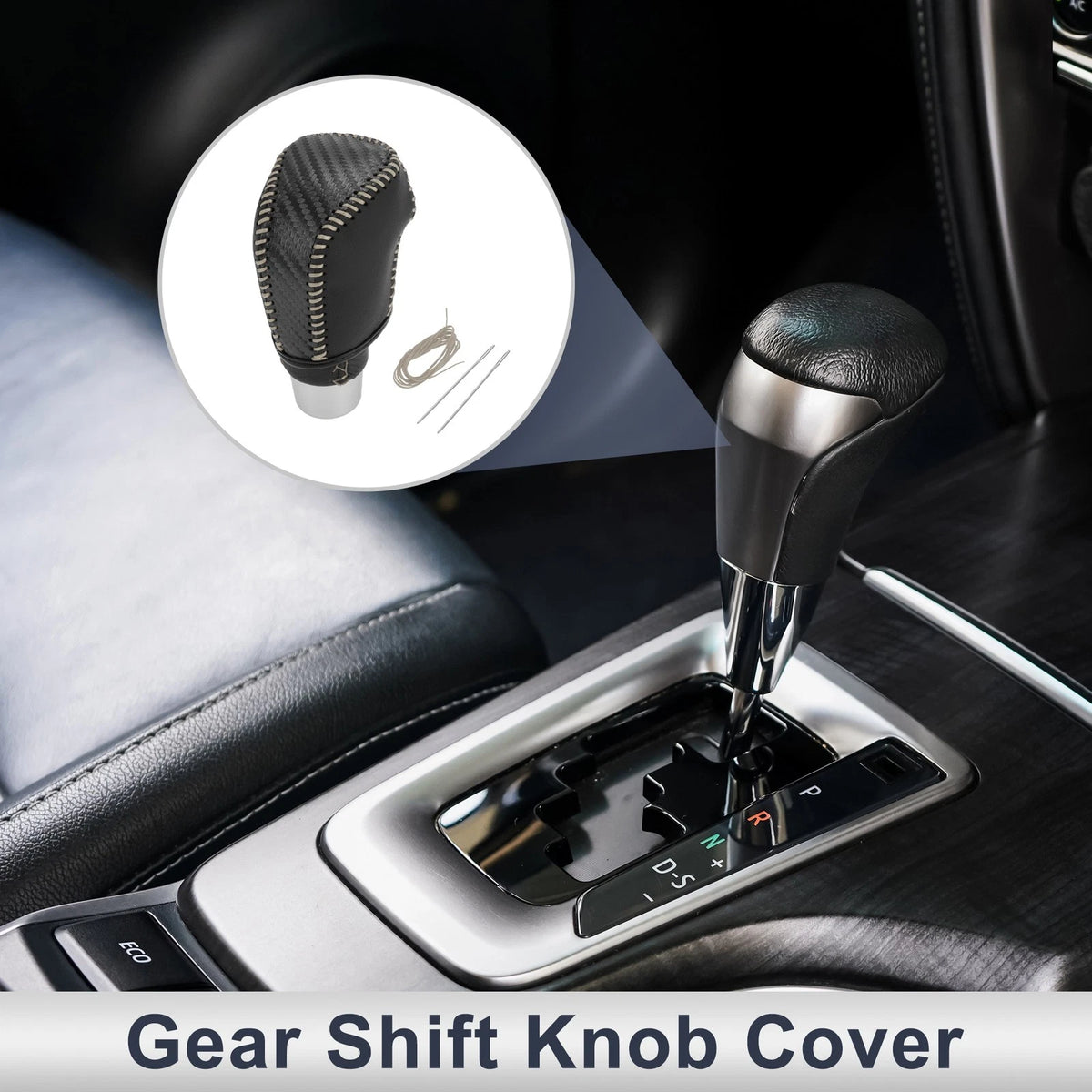 Gear Shift Knob Cover Replacement for Toyota Camry (2019–2022) Black Carbon