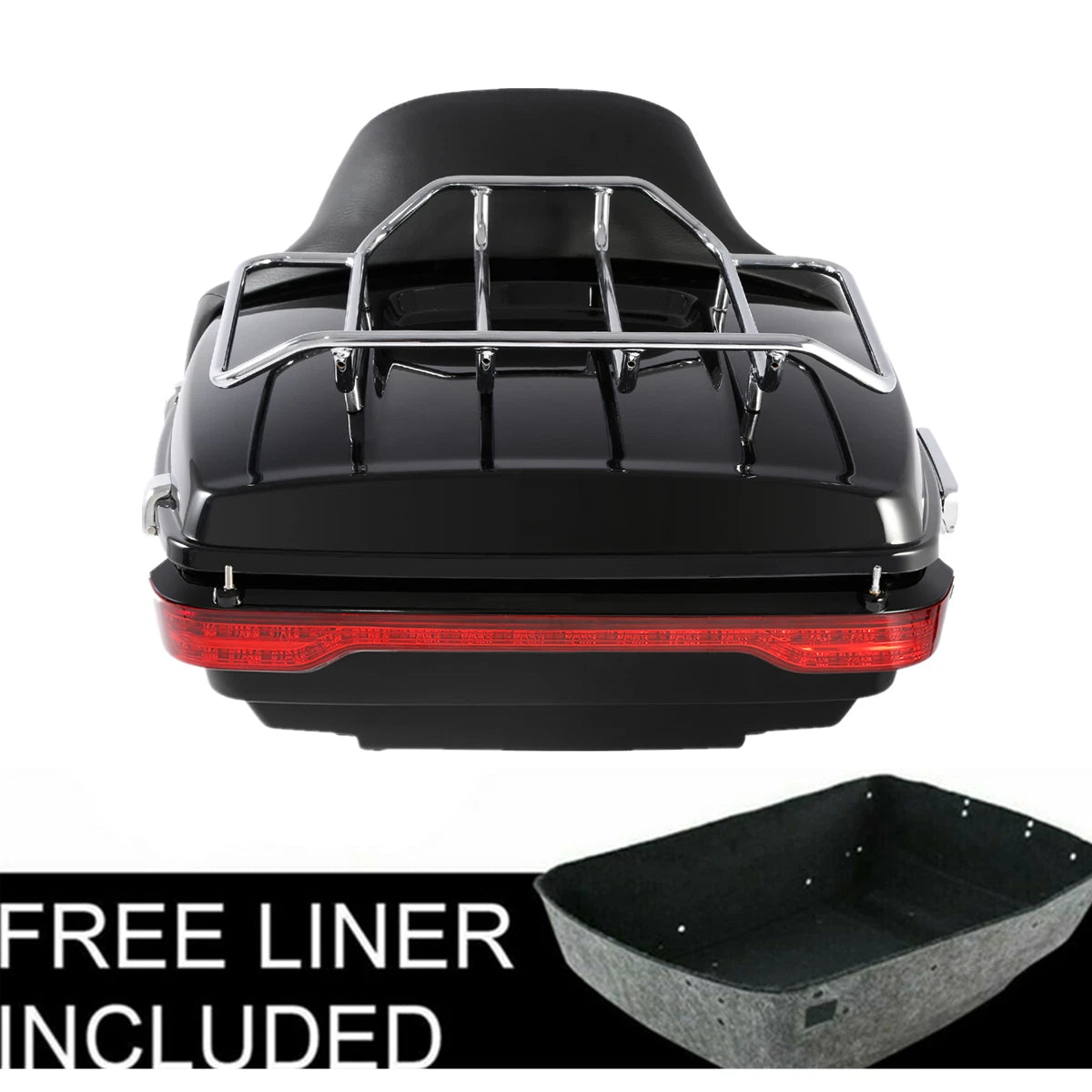LED Trunk Pad Mount Rack for Harley Touring Electra Glide (2014–2026)