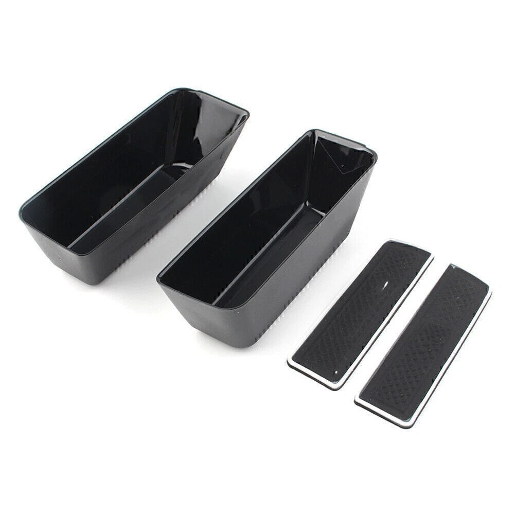 Rear Door Handle Armrest Storage Box Tray Bin Kit for Ford Edge (2015–2018)