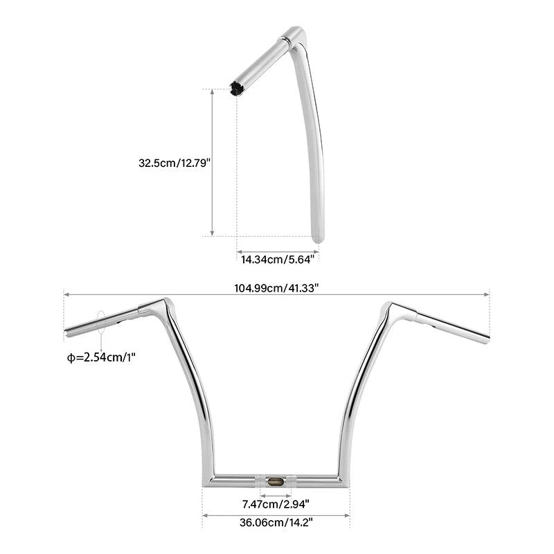 13" Rise Ape Hanger Handlebar for Harley Road Glide (2015–2024)