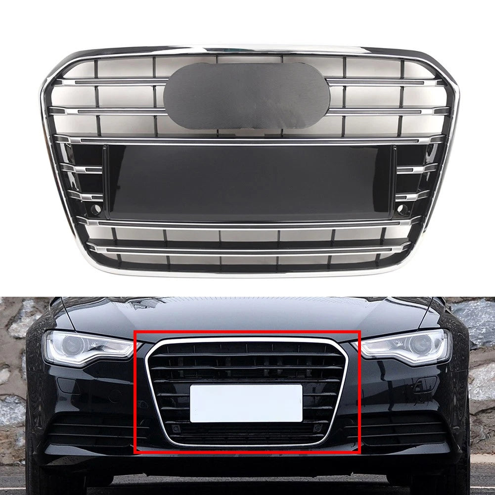 Front Radiator Grill for Audi A6 C7 S6 (2012–2015) 4G0853653B 4G0853651A