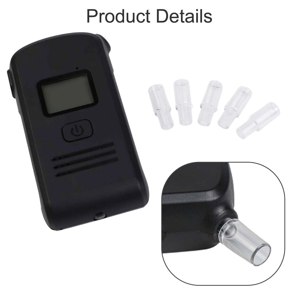 Handheld Digital Breathalyzer for Home Use (Precise BAC Measurement)