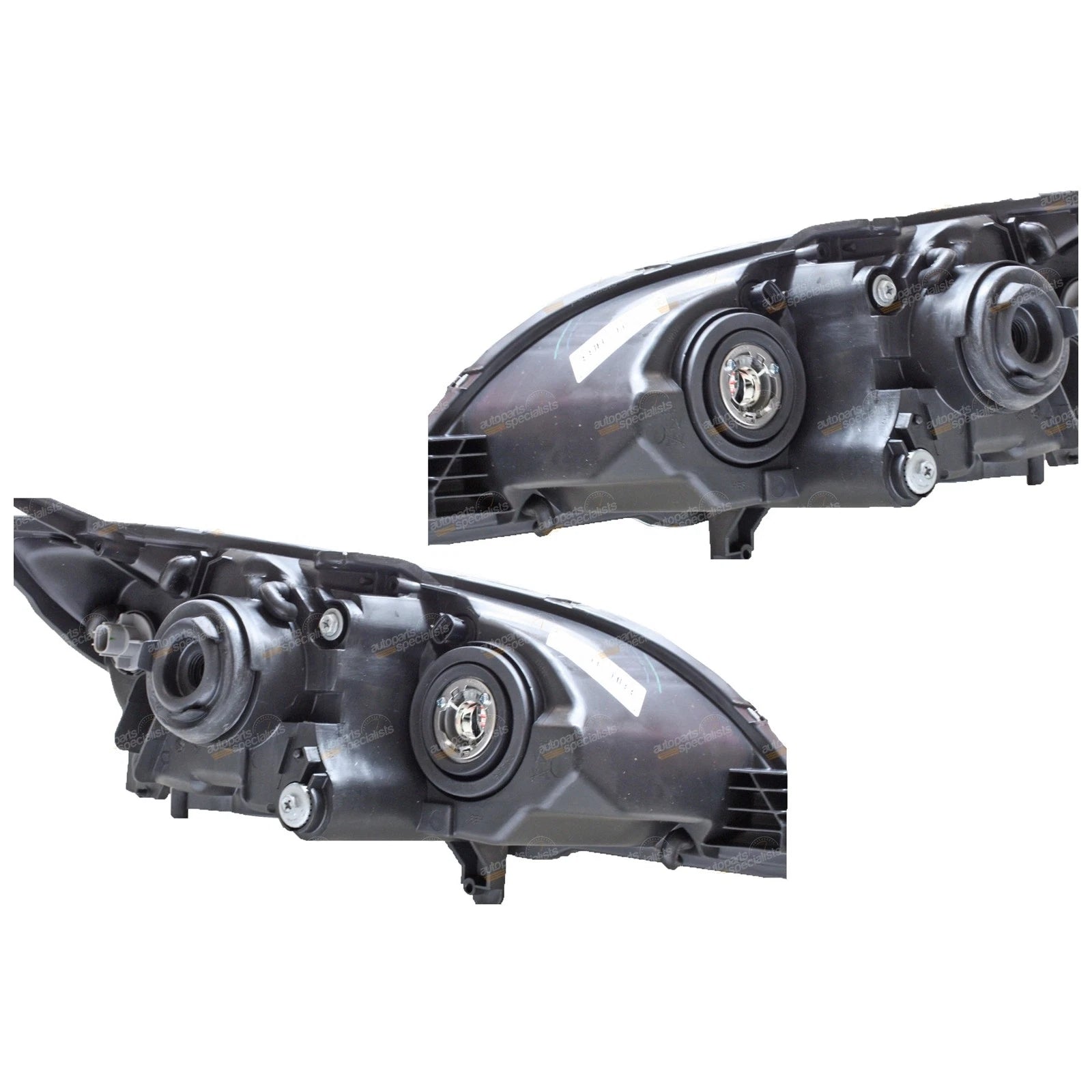 Headlights Pair LH+RH for Mazda 3 BK SP23 Hatch (2004–2009)