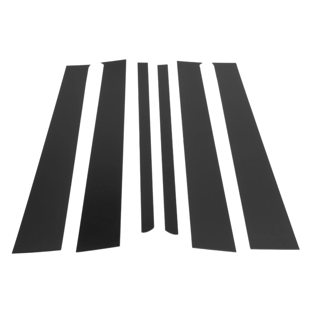 6 Pcs Pillar Window Trim Covers Replacement for Honda CRV (2002–2006) Black