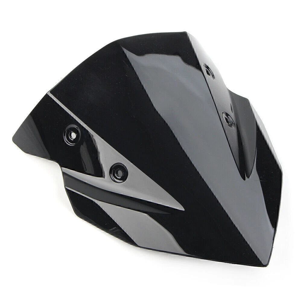 Motorcycle Windshield Windscreen For Kawasaki Z400 2018-2022 ABS plastic black