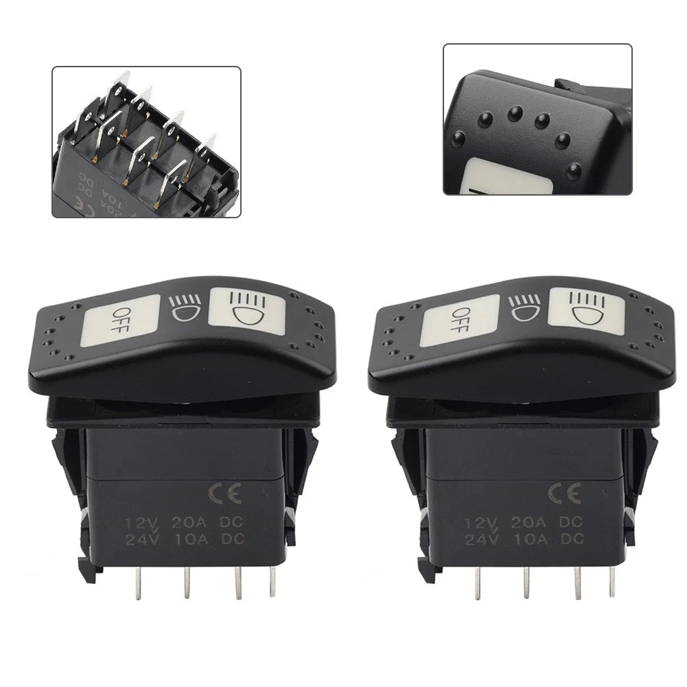 2X Headlight Switch for Can-Am Defender Maverick (2017–2023) 710004492