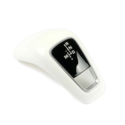 1 Pcs White ABS Gear Shift Knob Cover Trim for Porsche Cayenne (2018–2021)