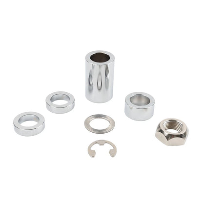 Motorcycle Rear Axle Nut Spacer Kit For Harley Softail FLST FSXT 2008+