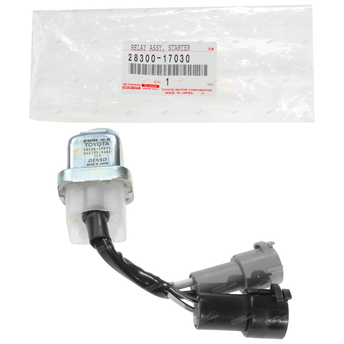 Starter Motor Relay for Toyota Landcruiser HDJ80 1HD-T (1990–1994)