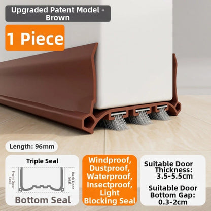 Adjustable Door Seal Strip for Dust Noise Protection (Universal Fit)