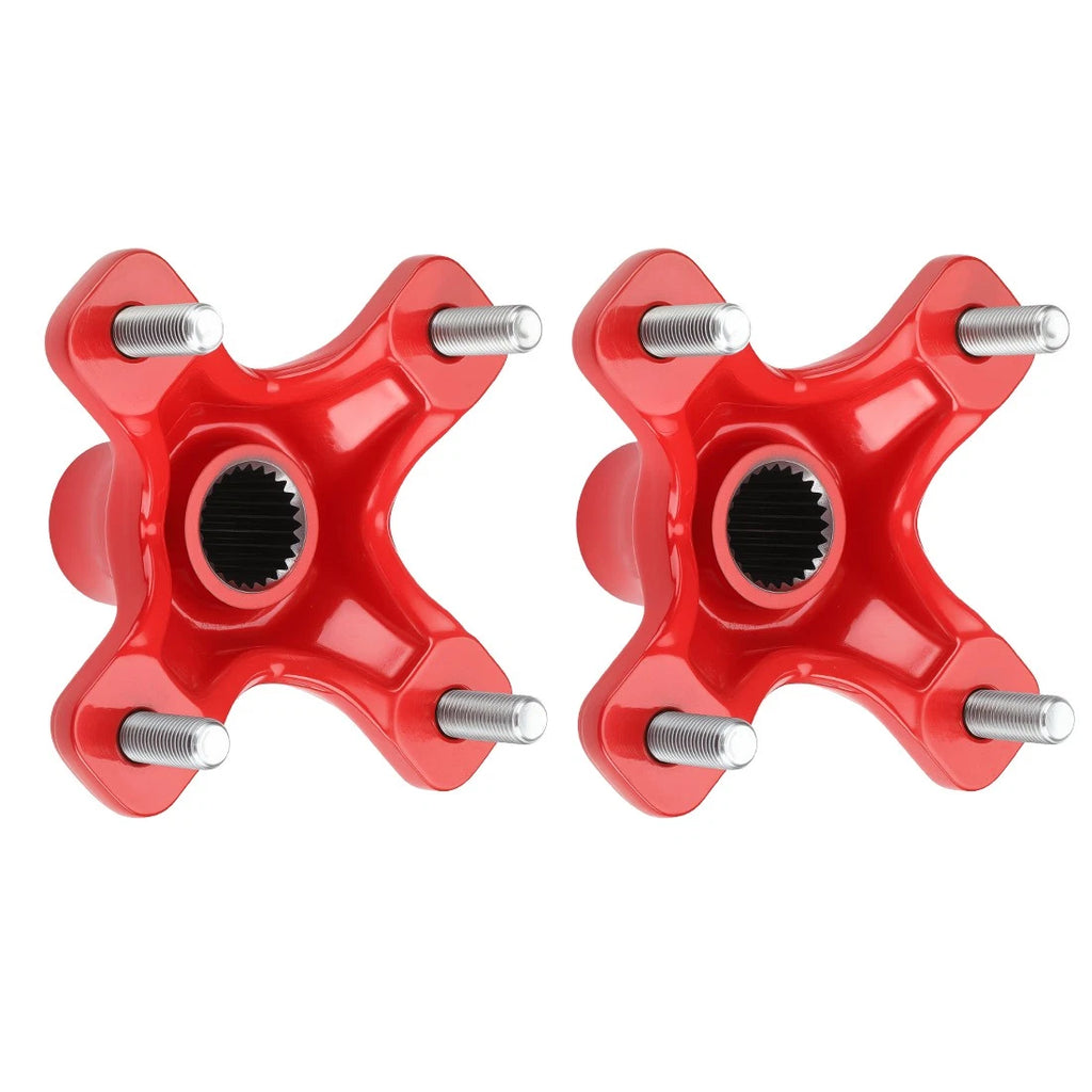 2X Rear Red Wheel Hubs for Honda FourTrax 250 TRX250X TRX300X TRX400X (1985–2006) 42610-HP1