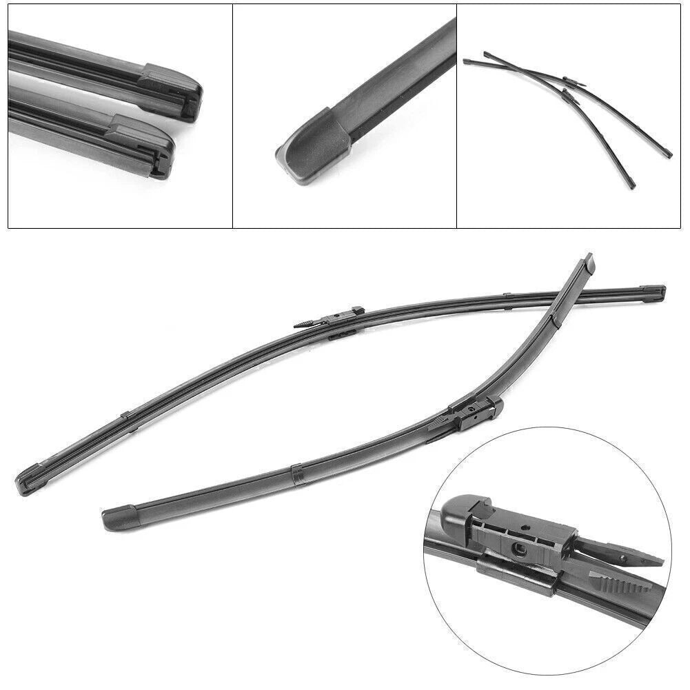 Set of 2 Front Aero Wiper Blades for Hyundai Equus (2009–2012) & Land Rover