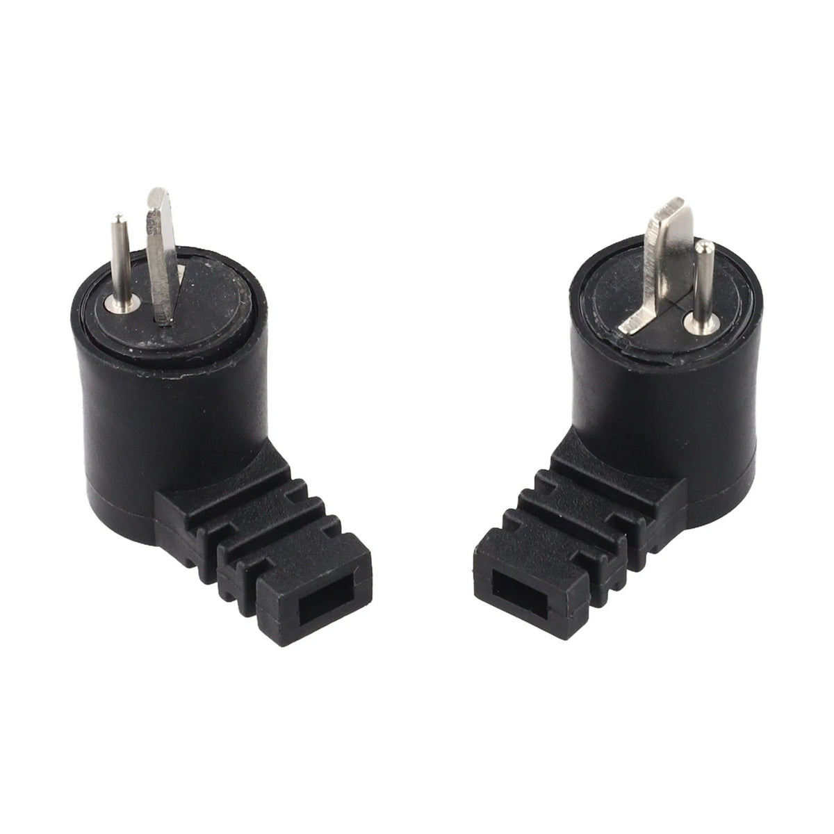 2X Right Angle HiFi Speaker Cable Connector for Professional Grade Audio