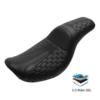 Gel Seat for Harley Dyna Fat Bob Low Rider FXDWG (2006–2017)