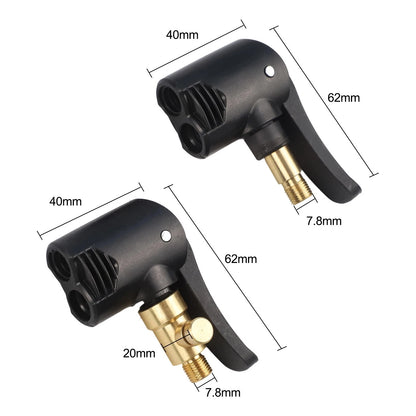 Dual Valve Cap Adapter for Cars and Motorcycles