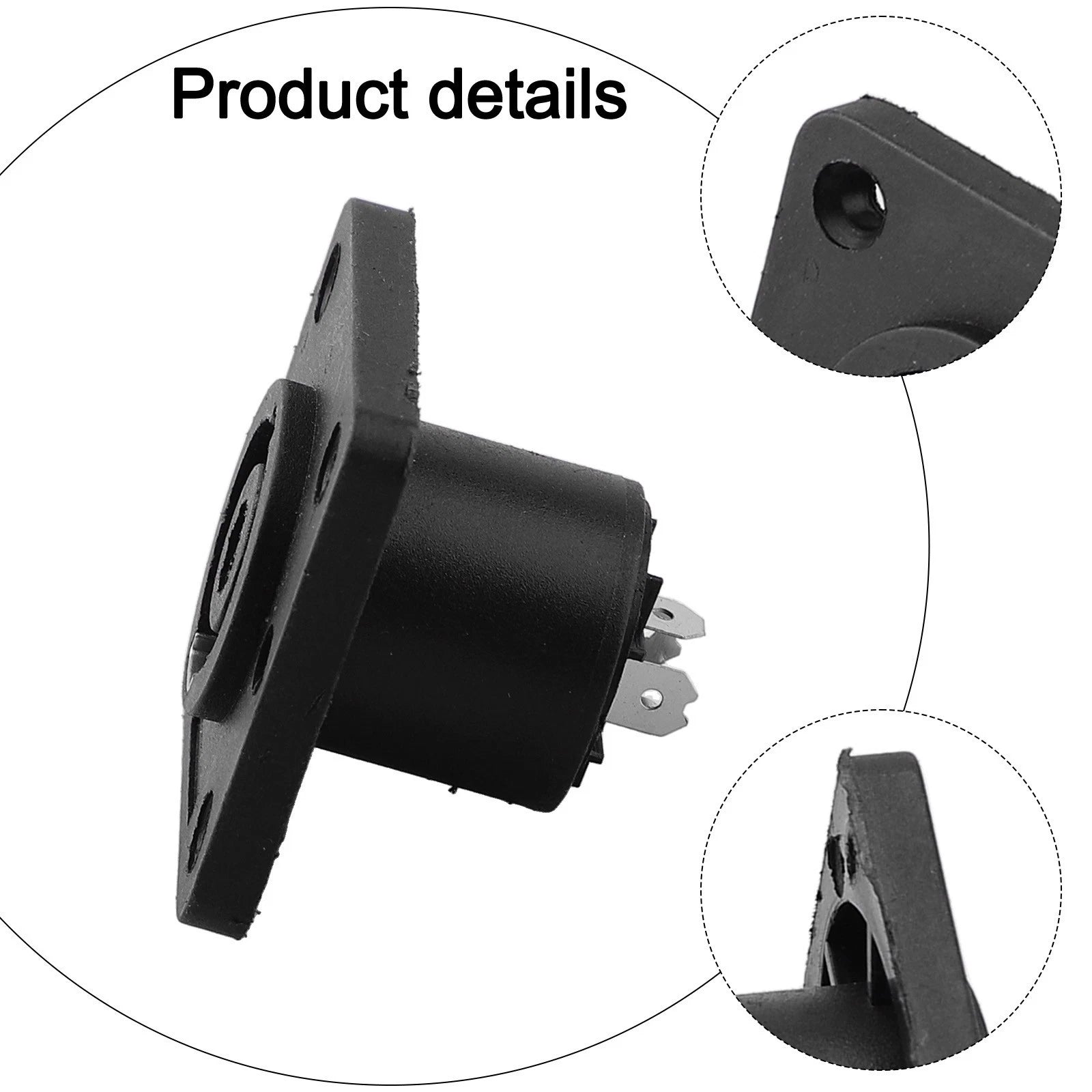 4 Pole Speakon Panel Mount Connectors for