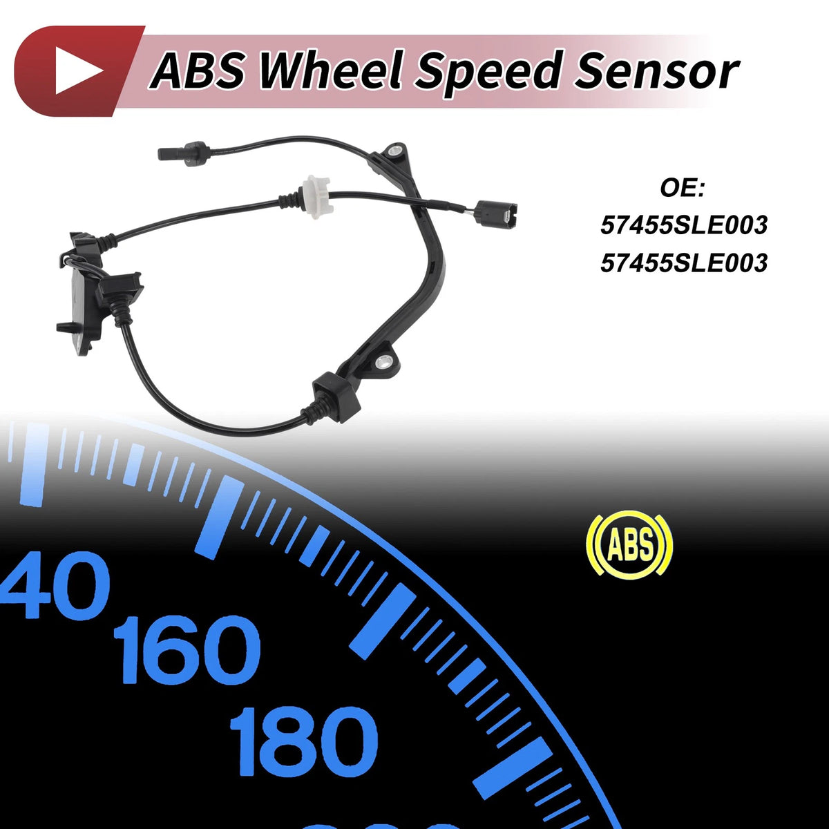 ABS Wheel Speed Sensor Front Left Replacement for Honda Odyssey (2005–2010)