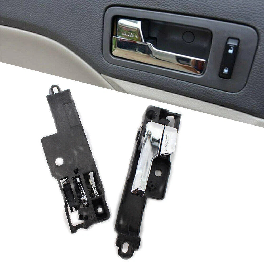 2X Front Left & Right Interior Door Handle Chrome for Ford Fusion (2006–2012)